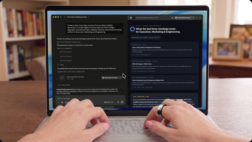 AI Note Taking Ring: Frictionless Intelligence & The Future of Vocci