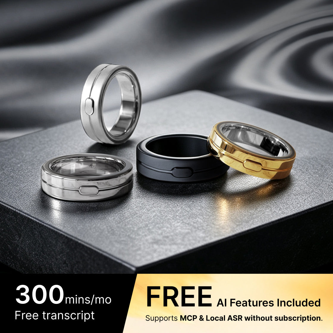 Vocci Ring - Midnight